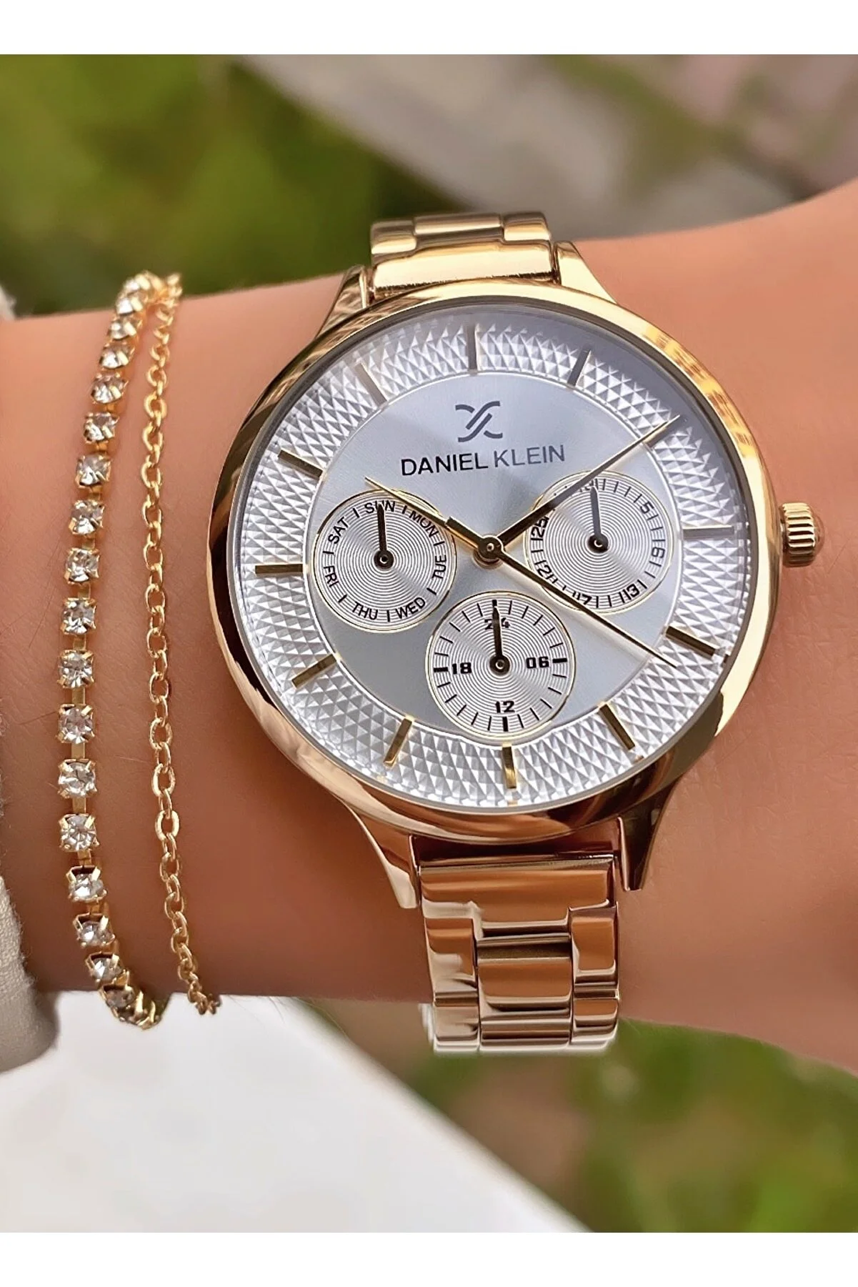 Altın Renk 2 Yıl Garantili Kadın Kol Saati