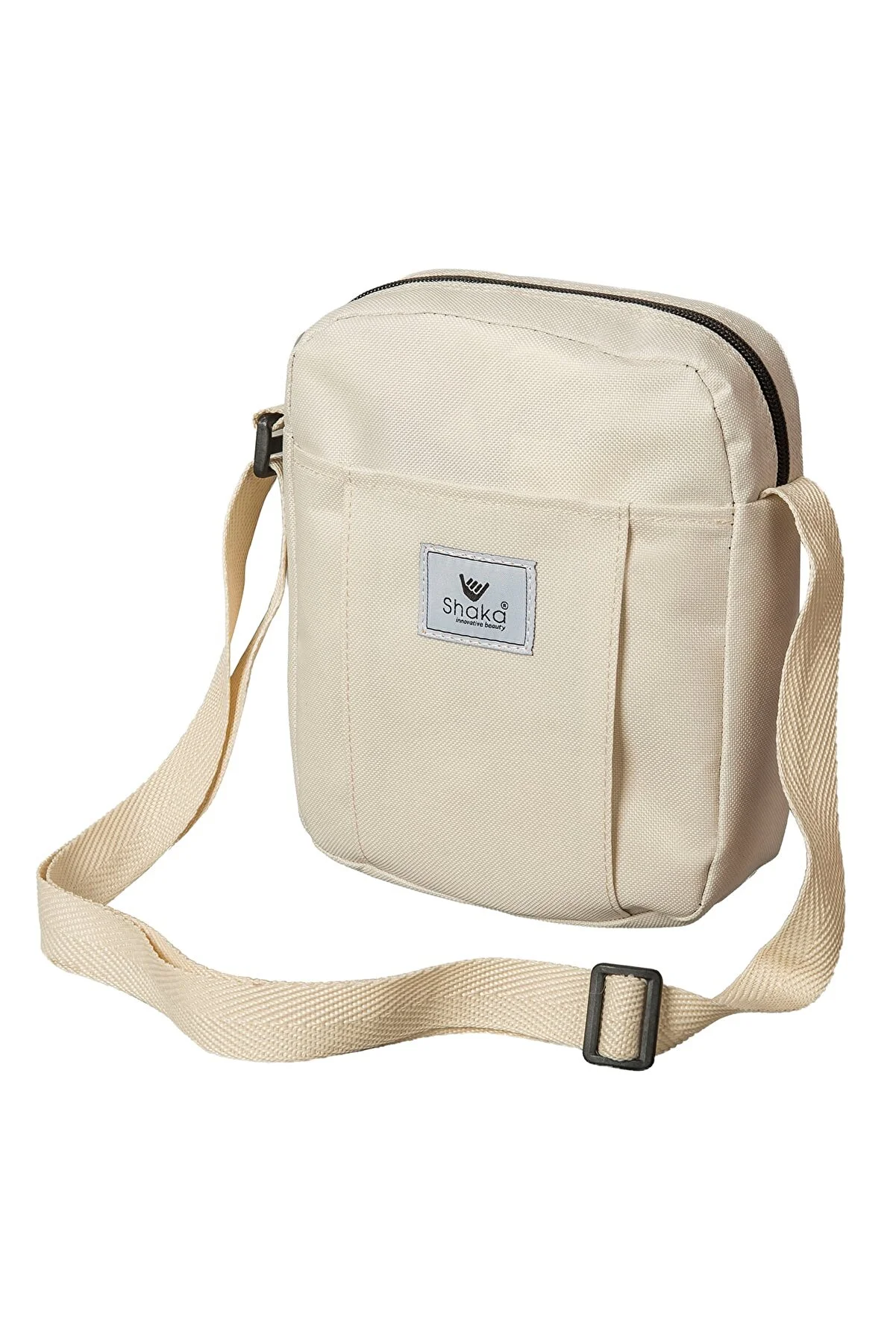 Krem 2 Bölmeli Omuz Çantası